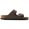 Image de Sandales Birkenstock Arizona Birko-Flor Birkibuc Marron 45 151181