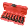 Image de KS TOOLS - Jeu de douilles à chocs TORX 1/2'', 8 pièces - 911.0901