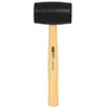 Image de KS TOOLS 140.5223 Maillet en caoutchouc Longueur: 345,0mm, Poids: 780g, Bois (hickory)