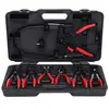 Image de KS TOOLS 115.1055 Kit de pinces Acier de molybdène-chrom, recouvert d'une couche plastique