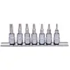 Image de KS TOOLS 918.1558 Jeu de douilles Torx, Acier chrome-vanadium, à tête carrée, Entraînement: 1/4pouce