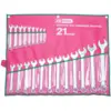 Image de KS TOOLS - Jeu de 21 clés mixtes métriques - en trousse - 922.0048