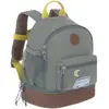 Image de Mini Sac À Dos Carré Little Gang Khaki Clair Gris, Bleu Clair, Moutarde