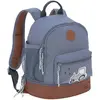Image de Sac À Dos Bébé Adventure Tracteur Bleu, Marron