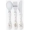 Image de Lot De 3 Couverts 2e ge Lässig Tiny Farmer Mouton/oie Blanc