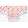 Image de Lot de 2 bavoirs manches longues LÄSSIG little forest lapin - rose + b