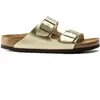Image de Sandales femme Birkenstock Arizona Birko-Flor Doré 41 Étroit 1016111