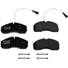 Image de FERODO FVR4248 Jeu de plaquettes de frein contact de signal d'usure inclus, avec vis d'étrier de frein, avec accessoires