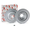 Image de FERODO DDF1550C-1 Disque de frein PREMIER FRICTION, ventilé, revêtu, avec vis/boulons