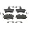Image de FERODO FDB4734 Jeu de plaquettes de frein PREMIER Coat+ disc, contact de signal d'usure inclus, avec vis d'étrier de frein, avec accessoires