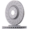 Image de FERODO DDF1650C-1 Disque de frein perforé/ventilé de l'intérieur, revêtu, sans vis/boulons
