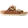 Image de Sandales femme Birkenstock Arizona Big Buckle Natural Leather Oiled Rouge 38 Étroit 1011073