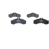 Image de BOSCH 0 986 424 832 Jeu de plaquettes de frein avec tôle anti-bruit