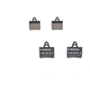 Image de BOSCH 0 986 465 751 Jeu de plaquettes de frein avec tôle anti-bruit