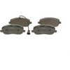 Image de BOSCH 0 986 494 068 Jeu de plaquettes de frein avec palpeur d'usure intégré, avec tôle anti-bruit