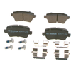 Image de BOSCH 0 986 494 125 Jeu de plaquettes de frein avec vis/boulons, avec accessoires