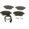 Image de BOSCH 0 986 494 171 Jeu de plaquettes de frein contact de signal d'usure inclus, avec vis/boulons, avec accessoires