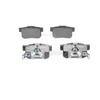 Image de BOSCH 0 986 494 233 Jeu de plaquettes de frein avec indicateur d'usure, avec clip de piston