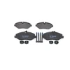 Image de BOSCH 0 986 494 334 Jeu de plaquettes de frein avec palpeur d'usure intégré, avec vis/boulons