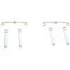 Image de BOSCH 1 987 474 339 Kit d'accessoires, plaquette de frein à disque
