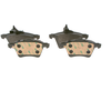 Image de BOSCH 0 986 494 415 Jeu de plaquettes de frein avec palpeur d'usure intégré, avec clip de piston