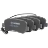 Image de BOSCH 0 986 494 500 Jeu de plaquettes de frein contact de signal d'usure inclus, avec instructions de montage
