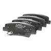 Image de BOSCH 0 986 494 557 Jeu de plaquettes de frein avec indicateur d'usure, avec instructions de montage, avec accessoires