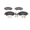 Image de BOSCH 0 986 494 613 Jeu de plaquettes de frein avec palpeur d'usure intégré, avec vis/boulons