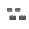 Image de BOSCH 0 986 494 568 Jeu de plaquettes de frein avec instructions de montage