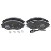 Image de BOSCH 0 986 494 704 Jeu de plaquettes de frein avec palpeur d'usure intégré, avec vis/boulons, avec accessoires