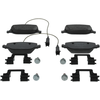 Image de BOSCH 0 986 494 717 Jeu de plaquettes de frein avec palpeur d'usure intégré, avec vis/boulons, avec accessoires