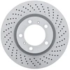 Image de BOSCH 0 986 479 D25 Disque de frein ventilé, revêtu, à haute teneur en carbone, avec vis/boulons