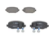 Image de BOSCH 0 986 494 930 Jeu de plaquettes de frein avec indicateur d'usure, avec vis/boulons, avec accessoires