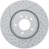 Image de BOSCH 0 986 479 E09 Disque de frein rainuré/perforé, revêtu, à haute teneur en carbone, avec vis/boulons