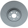 Image de BOSCH 0 986 479 F64 Disque de frein ventilé, revêtu, à haute teneur en carbone, avec vis/boulons