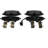 Image de BOSCH 0 986 460 072 Jeu de plaquettes de frein contact de signal d'usure inclus, avec accessoires