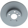 Image de BOSCH 0 986 479 H33 Disque de frein ventilé, revêtu, à haute teneur en carbone, avec vis/boulons