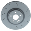 Image de BOSCH 0 986 479 F10 Disque de frein perforé, revêtu, à haute teneur en carbone, avec vis/boulons