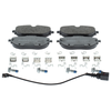 Image de BOSCH 0 986 460 198 Jeu de plaquettes de frein contact de signal d'usure inclus