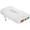 Image de Chargeur Rapide Hama, 2 Usb-c, 1 Usb-a, Mini-chargeur Plat, Pd, 65 W