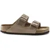 Image de Sandales Birkenstock Arizona Waxy Leather Marron 35 Étroit 552813