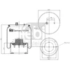 Image de FEBI BILSTEIN 101269 Soufflet à air, suspension pneumatique Essieu arrière droit
