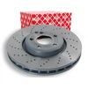 Image de FEBI BILSTEIN 107500 Disque de frein Essieu avant, perforé/ventilé de l'intérieur, revêtu