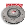 Image de FEBI BILSTEIN 107711 Disque de frein Essieu avant, perforé/ventilé de l'intérieur, revêtu, à haute teneur en carbone