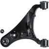 Image de FEBI BILSTEIN 107864 Bras de suspension Essieu avant gauche, Acier, barre oscillant transversal, avec rotule de suspension, avec écrou de blocage