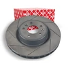 Image de FEBI BILSTEIN 108201 Disque de frein Essieu avant, rainuré/ventilé de l'intérieur, revêtu, à haute teneur en carbone