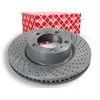 Image de FEBI BILSTEIN 108336 Disque de frein Essieu avant droit, perforé/ventilé de l'intérieur, revêtu, à haute teneur en carbone