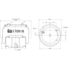 Image de FEBI BILSTEIN 170918 Soufflet à air, suspension pneumatique Essieu arrière