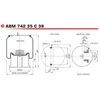 Image de NEOTEC ABM74235C38 Soufflet à air, suspension pneumatique