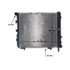 Image de MAHLE CR 275 000S Radiateur du moteur Grille de radiateur soudée, boîte de vitesses manuelle
